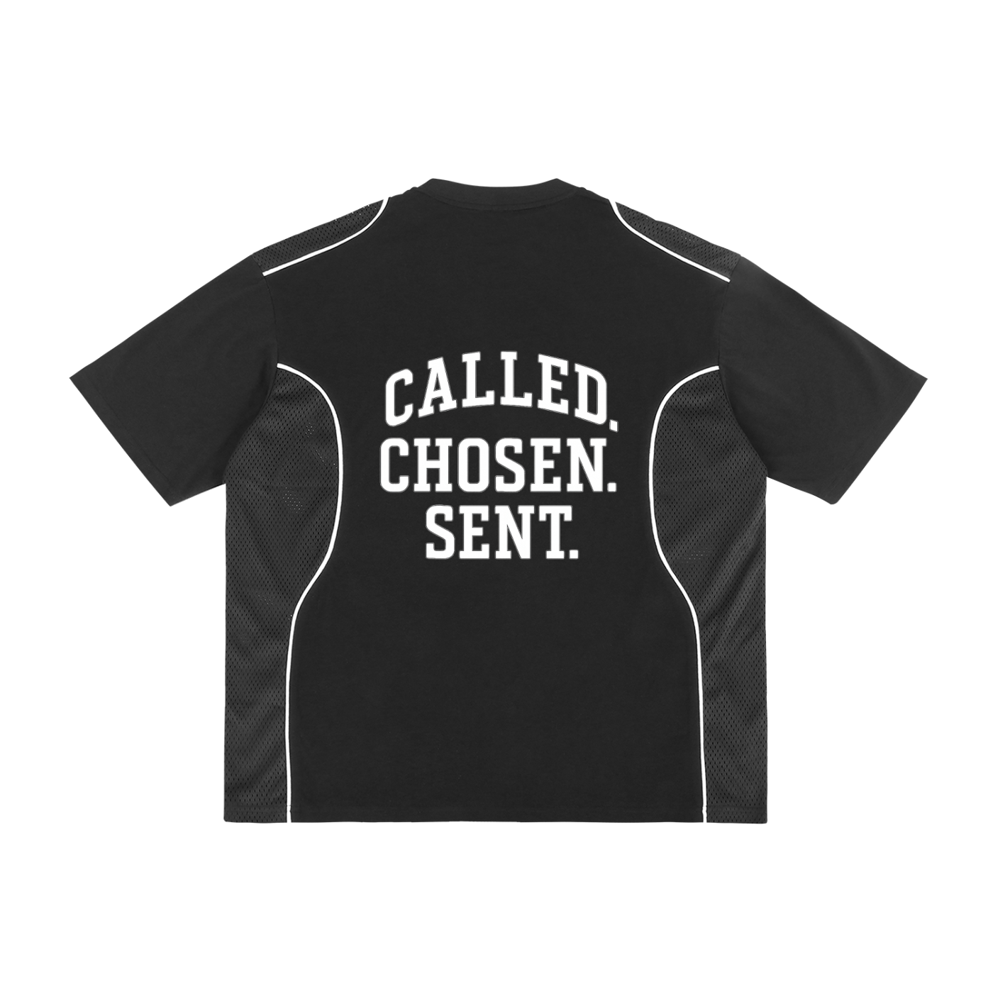 Contrast Piped Panel T-Shirt