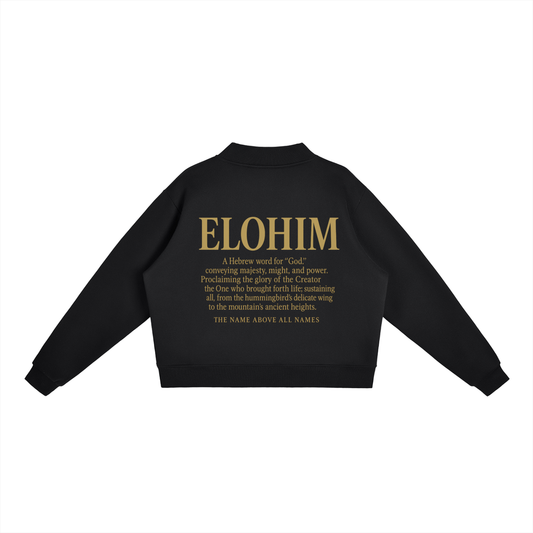 Essential Fleece Mock-Neck Crew Sweatshirt