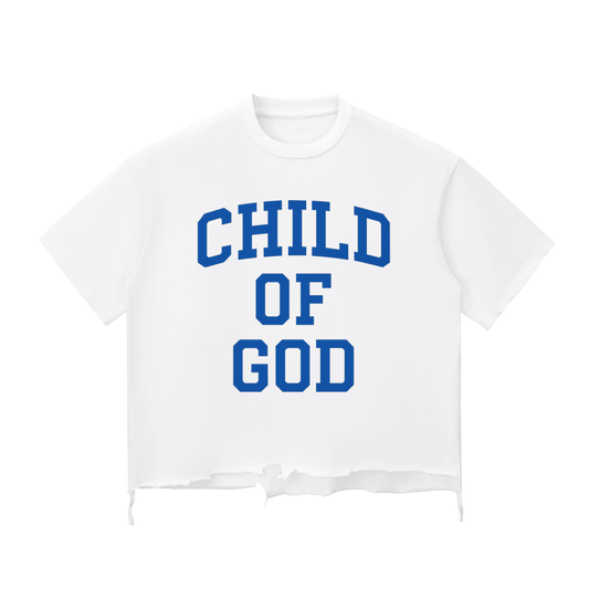 Snow Wash Raw-Hem Boxy T-shirt